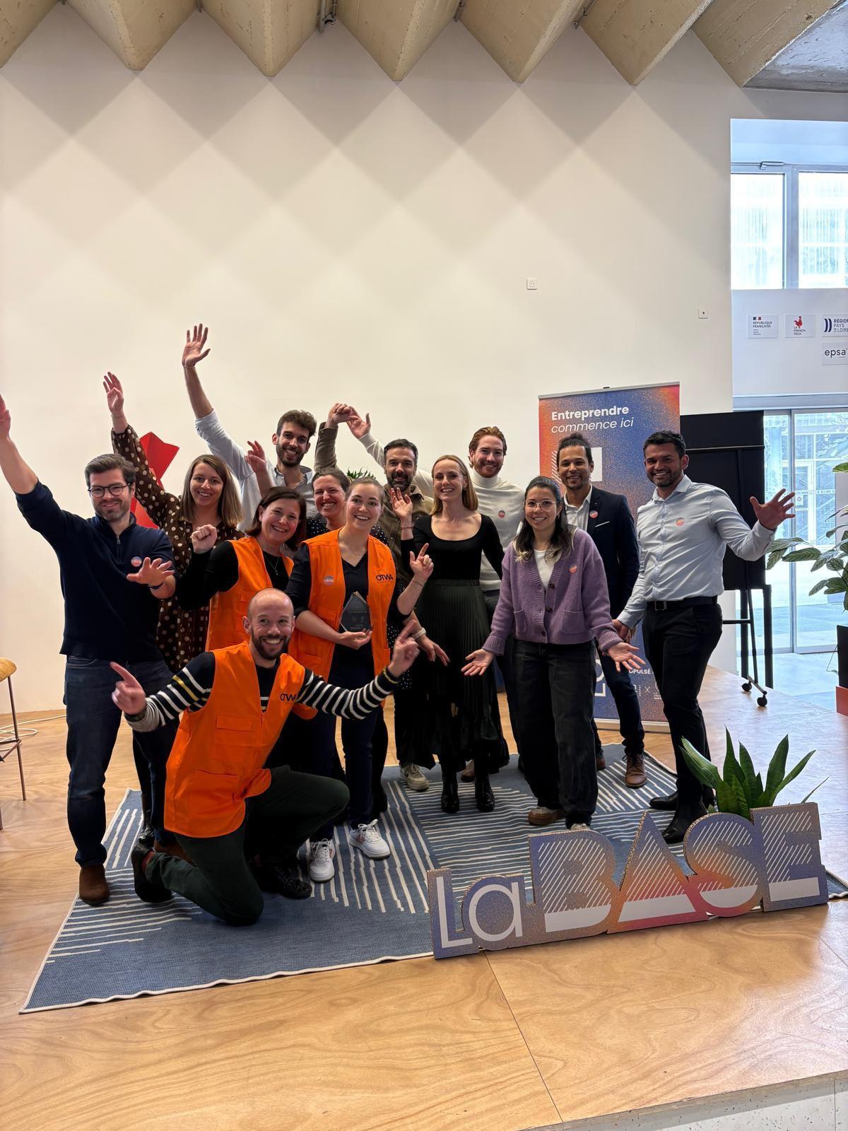 Les finalistes célèbrent la fin du Demo Day