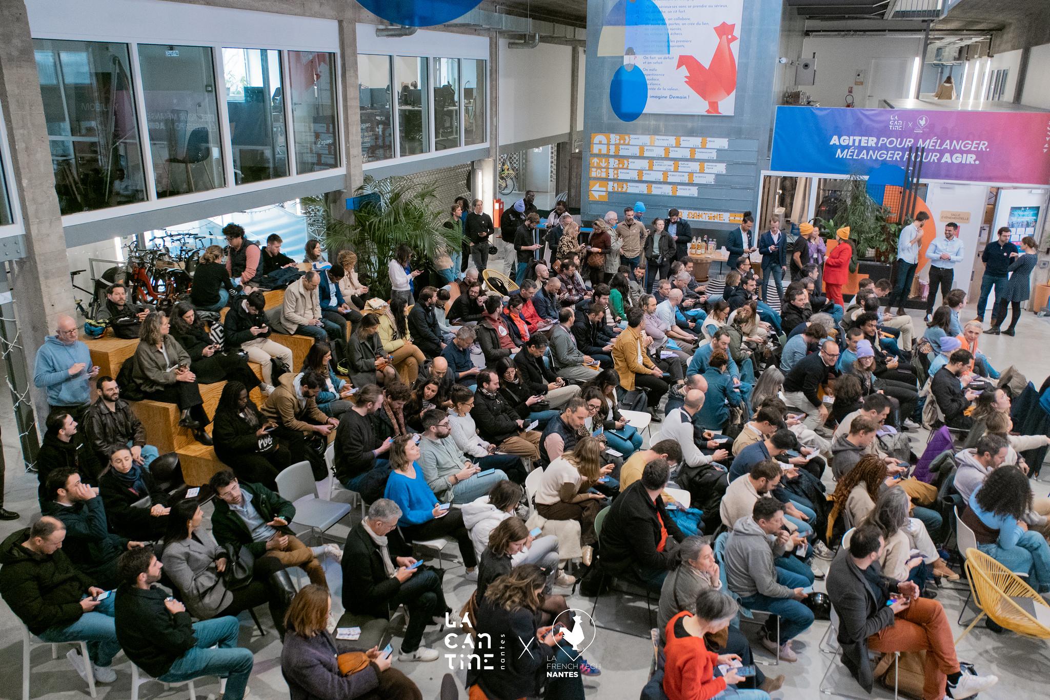 Le public du Demo Day La Base 2026 à La Cantine