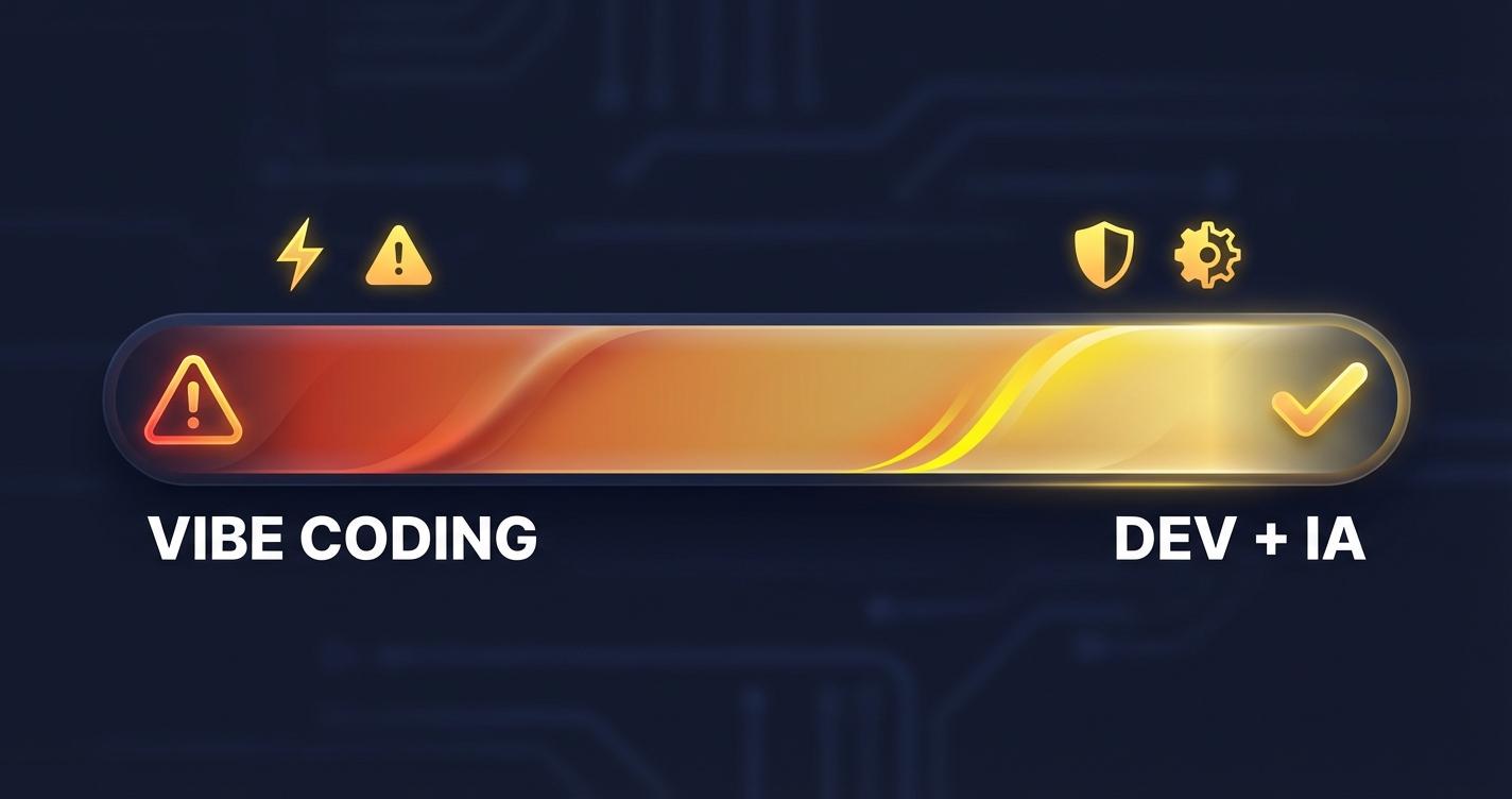 Spectre du développement assisté par IA : du vibe coding au développement sur mesure professionnel