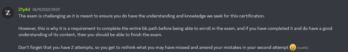 Examen sécurité offensive