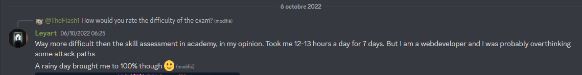 Visuel certification